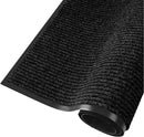 fani Heavy Duty Large Outdoor Indoor Entrance Black Doormat Waterproof Low Profile Entrance Rug Front Door Mat Patio Anti-Skid Rubber Back, 48x96 inch (Black) by GreenHaven Gardens
