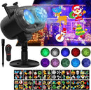 Slide Show Outdoor Holiday Projector, 2 in 1 Water Wave Outside Projector Lights Halloween Christmas, St. Patrick's Day Decoration, Eid Mubarak Kareem Festival Decorations, Easter Decorations by GreenHaven Gardens