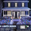 Rope Lights for Outside, 66FT 200 LED Christmas String Lights with Waterproof 8 Modes, Flexible and Connectable Plug in Fairy Light for Outdoor Indoor Patio Pool Garden Party Holiday Decor, White by GreenHaven Gardens