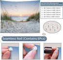 HVEST Ocean Beach Tapestry Wall Hanging, Sunset Seabird and Beach with Grass, Natural Landscape for Bedroom, Living Room, Dorm Decoration, 92.5x70.9 Inches by CozyNest Decor
