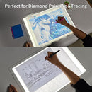 Phylosal Rechargeable A3 LED Light Pad for Diamond Painting, Ultra-Thin Magnetic Tracing Light Box for Drawing, Diamond Art Light Board with Side Button, Super Bright Light Table for Sketching (White) by TinyTreasures Baby Boutique