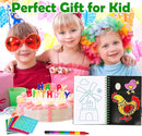FUNNYB&G Foil Art Craft Activity for Kids - Gift for Girls Boys Crafts for Kids Fun Art Supplies DIY Creative Travel Toy, Birthday Gift Party Favor Toys for Girls Boys 4 5 6 7 8 9 Years Old(Farm) by TinyTreasures Baby Boutique