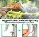 AUTOMAN Garden Hose Nozzle Sprayer - High Pressure 100% Metal Water Spray Nozzle With 4 Patterns - Heavy Duty for Watering Plants, Lawns, Washing Cars & Pets by GreenHaven Gardens