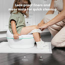 Frida Baby All-in-One Potty | Training Toilet with Toddler Potty Chair, Toilet Seat Topper, Toilet Step Stool, Sink Step Stool, Cleanup Essentials, and Professional Potty Guide by TinyTreasures Baby Boutique