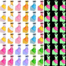 Poen 50 Pcs Resin Miniature Alpaca Figurines Glow in Dark Luminous Mini Animals Alpaca Llama for Garden Landscape Aquarium Dollhouse Decor(Elegant Style) by GreenHaven Gardens