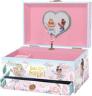 Musical Fairy Jewelry Box for Girls - Kids Music Box with Spinning Fairy and Mirror, Princess Gifts for Little Girls, Jewelry Boxes, Childrens Birthday Gift - Ages 3-10, Pink by TinyTreasures Baby Boutique