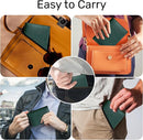 HIFA Leather Passport Holder, Handmade Passport Cover with Card and Ticket Slot - Genuine Leather, Elegant Design, Easy Access - Passport Case, Passport Wallet, Passport Holder by TinyTreasures Baby Boutique