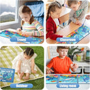Magnetic Puzzles for Toddlers 3-5 , 75-Pieces Travel Toys , Sea Puzzles Ages 4-6, Educational Learning Magnets, Road Car Trip & Airplane Activities Toys for 3 4 5 6 7 Girls Boys Gift by TinyTreasures Baby Boutique