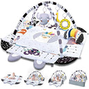 Baby Gym Play Mat, 8-in-1 Tummy Time Mat & Activity Gym, Washable Ball Pit, Infant Play Mat with Detachable Toys for Sensory Exploration and Motor Skill Development by TinyTreasures Baby Boutique