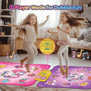 VATOS Double Dance Mat for Girls - 4 Game Modes & 9 Challenge Levels with Adjustable Volume, Led Light & Wireless Bluetooth | Music Play Mat Birthday Gifts Toys for Kids Ages 3 4 5 6 7 8 9+ Years Olds by TinyTreasures Baby Boutique