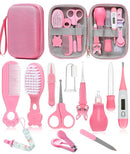 Baby Healthcare and Grooming Kit, Safety Newborn Nursery Baby Care Kit, with Hair Brush Comb, Nail Clipper, Thermometer, Pacifier Clip, Baby Registry Search, Baby Girl Boy Newborn Essentials by TinyTreasures Baby Boutique