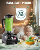 WantJoin Smoothie Blender 1800W Powerful Blenders for Kitchen 68 Oz Large Capacity and BPA-Free Containers with To-Go Cup Countertop Blender for Smoothies, Ice Crushing & Frozen Drinks by TinyTreasures Baby Boutique