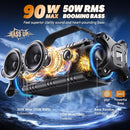 W-KING Bluetooth Speaker, 90W Max Loud Portable Speakers Bluetooth Wireless, IPX6 Waterproof Outdoor Speaker with 50W Deep Bass/2 Powerful Subwoofer/40H/Power Bank/EQ/TF/AUX/NFC for Pool/Party/Travel by TinyTreasures Baby Boutique