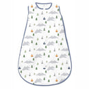 Amazing Baby Cotton Muslin Sleeping Sack, For Baby Boy or Girl, Wearable Blanket with 2-way Zipper, Outdoor Adventure, Denim, Small (0-6 Month) by TinyTreasures Baby Boutique