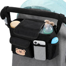 Accmor Universal Stroller Organizer with Cup Holder and Shoulder Strap, Stroller Bag Caddy Organizer Stroller Accessories for Uppababy, Baby Jogger, Nuna, Doona, Britax Strollers by TinyTreasures Baby Boutique