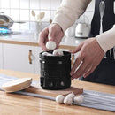 ONTUBE Large Garlic Keeper with Wooden Lid, Ceramic Garlic Holder Storage, Garlic Container for Kitchen, Garlic Saver to Keep Your Garlic Cloves Fresh Longer 4.5-Inch, Black by CozyNest Decor