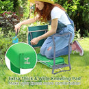 Ohuhu Garden Kneeler and Seat: Upgraded Widened Gardening Stool with Detachable Soft Kneeling Pad, Foldable Garden Bench Heavy Duty with Large Tools Bag and Pouch, Gifts for Women Men Seniors Gardener by GreenHaven Gardens