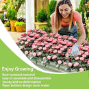 Aoodo 4 x 2 x 1 ft Raised Garden Bed for Patio Garden Lawn, Bed Only, Set of 2 by GreenHaven Gardens