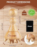 ONUEMP Cellulite Massage Tool, Wood Therapy Massage Tools Lymphatic Drainage Massager, Maderoterapia Kit Colombiana Lipedema Massagers Meridian Brush for Fascia Release, Body Sculpting by CozyNest Decor