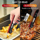Meat Thermometer Digital with Backlight, Calibration & Hold Function, IP65 Waterproof Food Thermometer for Cooking, Outdoor Grilling, Candy Making by TinyTreasures Baby Boutique