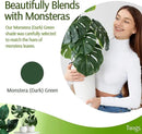 Stackable Monstera Plant Support Stakes, Climbing Plants Support Structures for Indoor & Outdoor Use, Garden Accessories, Alternative to Moss Pole - Monstera Green, 5 Pack, 17" L by GreenHaven Gardens