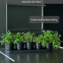 SCANDINORDICA Black Herb Planter – 5 Pots with Drainage Holes and Tray, Windowsill Planter, Herb Pots for Indoor Outdoor Plants | Kitchen & Garden Decor by GreenHaven Gardens
