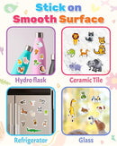 Benresive Reusable Sticker Book for Toddlers 2-4 Years, Fun Travel Stickers for Kids, Waterproof Sticker Books for Toddlers 1-3, Crafts Activities for Todddlers 1-3 2-4 3-5 - Animals Zoo by TinyTreasures Baby Boutique
