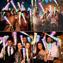 200PCS Glow Fiber Optic Sticks, LED Light Wands, Glow in The Dark Party Supplies, Fiber Optic Wands for Weddings, Birthdays&Events,Flashing LED Party Favors,Colorful Light Sticks for Kids&Adults by TinyTreasures Baby Boutique