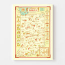 Vintage Map of Indiana 1932