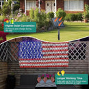 DBFAIRY Solar American Flag Lights Outdoor,420 LEDs American Flag Net Lights 6.5ft x 3.28ft Super Bright,Memorial Day Decorations of The United States for Independence/National/Memorial Day,July 4th by GreenHaven Gardens