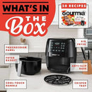 Gourmia Air Fryer 6 QT Digital – Guided Cooking with 12 One‑Touch Presets, FryForce 360 Large XL Basket, Touchscreen, Dishwasher‑Safe Accessories, Healthy No‑Oil Cooking GAF686 by CozyNest Decor