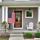 TOPFLAGS American Garden Flag with Wall Garden Flag Hanger Garden Flags Banner Hanger for Wall Outside Yard Small 12x18 Inch by CozyNest Decor
