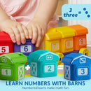 Learning Toy for Toddlers 1 2 3 Years Old, Counting, Matching & Sorting Montessori Learning Farm Train Including 9 Farm Animals and 1 Farmer, Easter Christmas Birthday Gift for Baby Boys Girls by TinyTreasures Baby Boutique