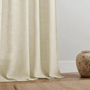Joydeco Linen Curtains 90 Inch Length 2 Panel Sets,Light Filtering Curtains for Bedroom 100 Inch Wide Living Room Drapes with Back Tabs & Rod Pockets (W100 x L90 Inch, Linen) by CozyNest Decor