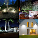 T-SUNUS Solar Garden Spot Lights, LED Solar Landscape Light Outdoor IP65 Waterproof 9.8ft Cable, Separated Solar Panel, Auto ON/Off for Garden, Driveway, Pathway, Pool Area (White 6000K) by GreenHaven Gardens