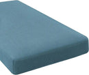 H.VERSAILTEX Super Stretch Individual Chaise Cover Sectional Couch Covers for L Shaped Sofa Both Left/Right Featuring Thick Jacquard Textured Twill Fabric (1 Piece Chaise Cover, Storm Blue) by CozyNest Decor