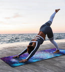 Non Slip Yoga Mat TPE Workout Mat for Men Women, Thick Workout Mat with Carrying Strap, Fitness Mats for Exercise, Yoga, Fitness, Pilates, Floor Workouts (72" x 24" x 6mm) by TinyTreasures Baby Boutique