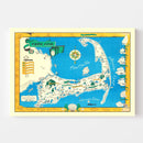 Vintage Map of Cape Cod, 1940