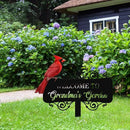Personalized Metal Garden Signs, Custom Name Yard Stake Sign for House Outdoor Outside Decorative, Lawn Patio Decorations Gardening Enthusiasts Grandmothers Gift 12/14/16/24/30/36inch by CozyNest Decor