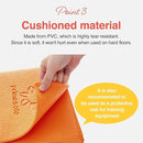 Folding Yoga Travel Pilates Mat Foldable Easy to Carry to Class Beach Park Tear resistant Travel Picnics 4mm Thick 9 Colors by TinyTreasures Baby Boutique