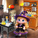 Rileryan 54 Pcs 1:12 Scale Magic Witchy House Kit Miniature Furnitures Accessories Mini Wooden Bookshelf Bookcase 30 Mini Books Desk Chair Halloween Decoration by CozyNest Decor
