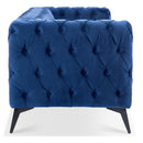 84.06" Inch Width Traditional Square Arm removable cushion 3 seater Sofa