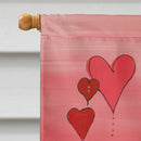 Valentine's Day Fleur de lis House Flag 28x40 Porch Sleeve Pole Decorative Outside Yard Banner Artwork Wall Hanging, Polyester