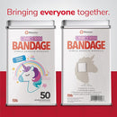 BioSwiss Bandages, Unicorn Shaped Self Adhesive Bandage, Latex Free Sterile Wound Care, Fun First Aid Kit Supplies for Kids, 50 Count by TinyTreasures Baby Boutique