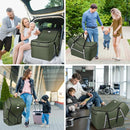 Infant Car Seat Travel Bag for Airplane Compatible with All Nuna Pipa Car Seat and Base,Chicco KeyFit 30 and Base, Padded Car Seat Bags for Air Travel,Car Seat Gate Check Bag with Side Pocket, Green by TinyTreasures Baby Boutique
