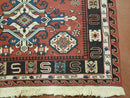 4' X 6' Vintage Russian Kilim Handmade Caucasian Soumak Flat Weave Wool Rug