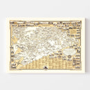 Vintage Map of Wellesley, Massachusetts 1960
