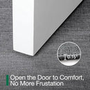 LUMI Ultra Thin Door Mat for Entryway,32"x48" Low Profile Non Slip Rubber Backing Indoor Doormat, Easy Clean Welcome Entrance Mat for Inside House, Patio,Dark Grey by CozyNest Decor