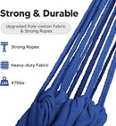 SUNCREAT Hammocks for Outside, Portable Camping Tree Hammock, Hammock Replacement for Stand, Navy by GreenHaven Gardens