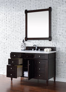 James Martin Brittany 48" Single Bathroom Vanity, Burnished Mahogany